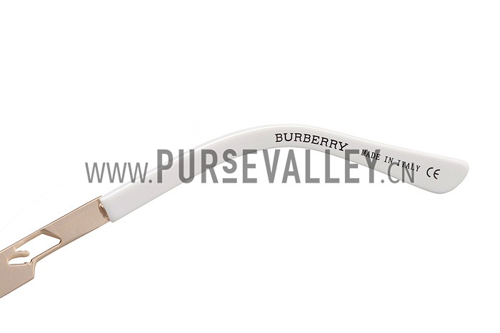 Burberry Butterfly Square Beige Sunglasses 307758