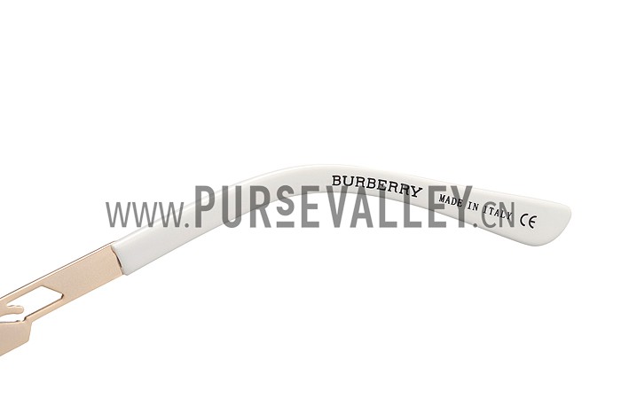 Burberry Butterfly Square White Sunglasses 307759