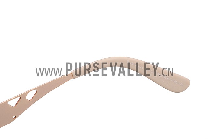 Burberry Butterfly Round Gold Sunglasses 307761