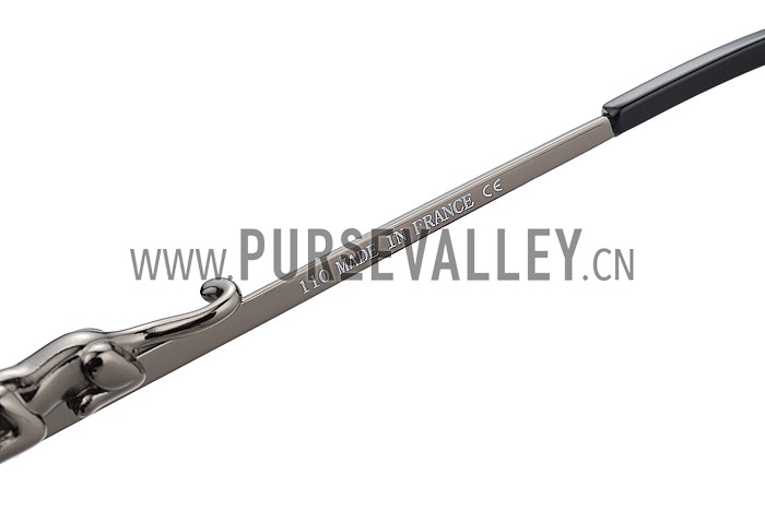 Cartier Wild Panthere Aviator Chrome Sunglasses 307800