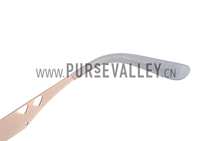 Burberry Butterfly Round Black-White Sunglasses 307762