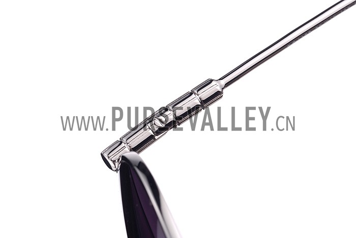 Gucci Aviator Silver Sunglasses 307823