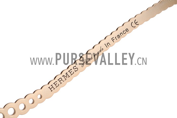 Hermes Chain Motif Orange Sunglasses 307836