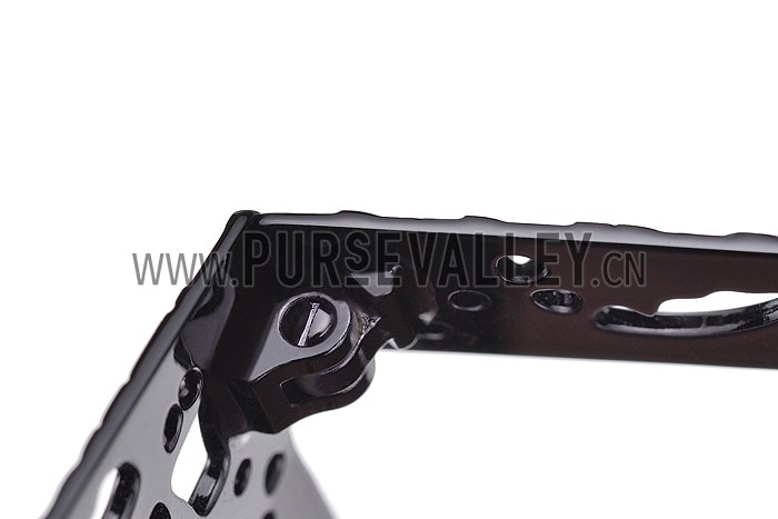 Karen Walker Fantastique Matte Black Purple Lens Sunglasses 307758