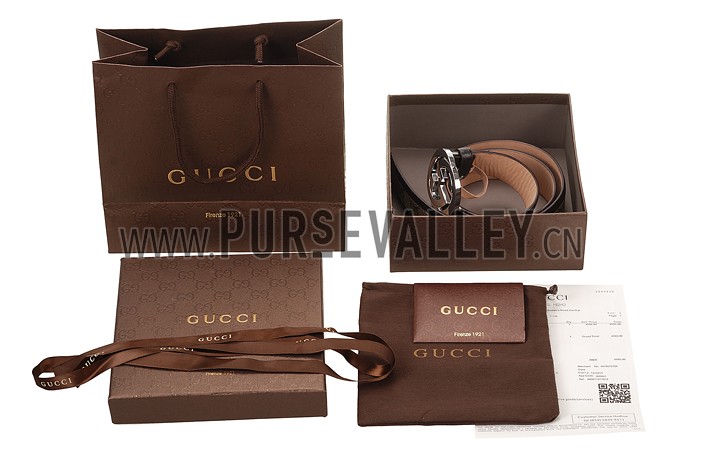 Gucci Beige Leather Belt with Interlocking G Buuckle