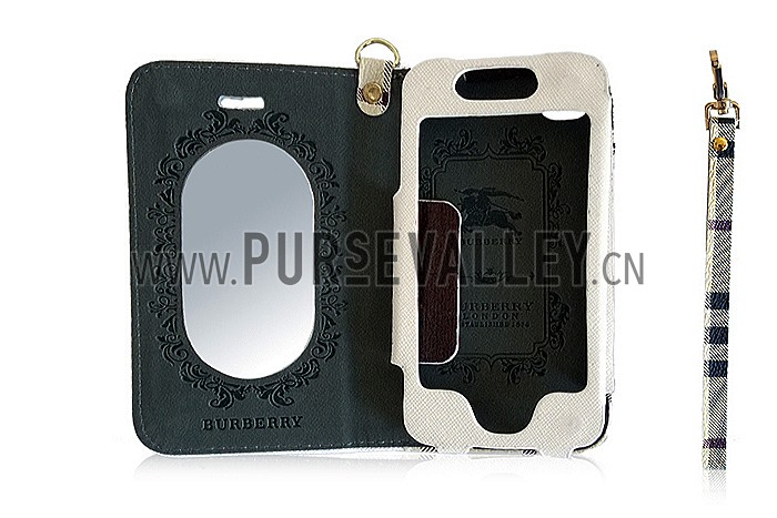 Burberry Wallet Case with Credit Card Slot for iPhone 4 & 4S Yellow 608273