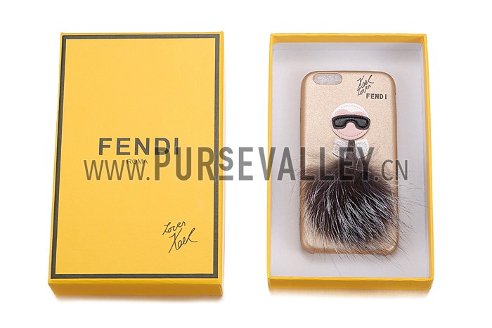 Fendi Karlito Gold Case for iPhone 6/6S 18926690