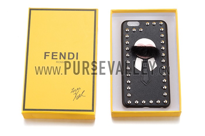 Fendi Karlito Black Studded Case for iPhone 6 Plus/6S Plus 18926696