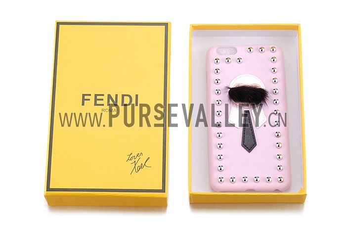 Fendi Karlito Pink Studded Case for iPhone 6 Plus/6S Plus 18926697