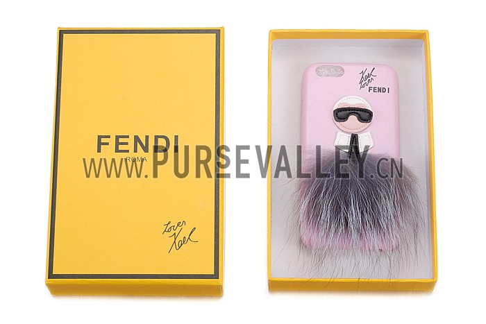 Fendi Karlito Pink Case for iPhone 6/6S 18926688