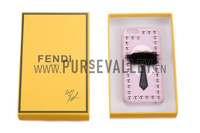 Fendi Karlito Pink Studded Case for iPhone 6/6S 18926692