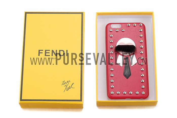 Fendi Karlito Red Studded Case for iPhone 6 Plus/6S Plus 18926695