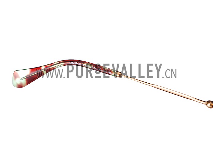 Miu Miu Square Double Frames Light Green Sunglasses 307892