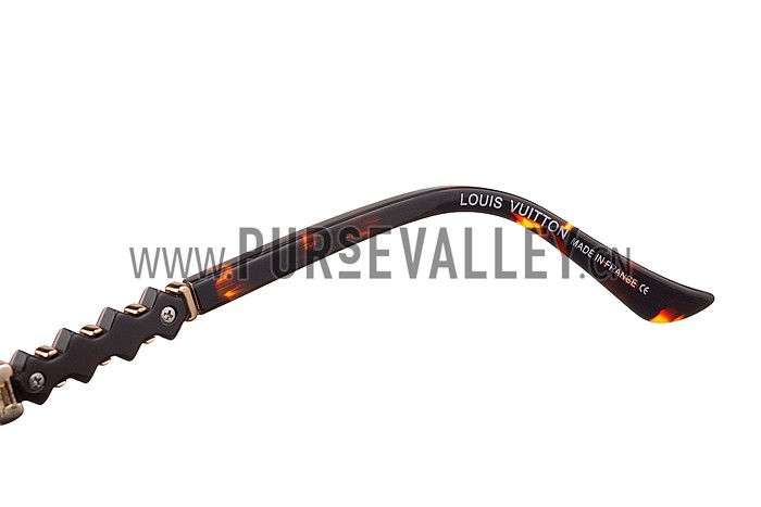 Louis Vuitton Petal Motif Tortoise Frame Sunglasses 308114