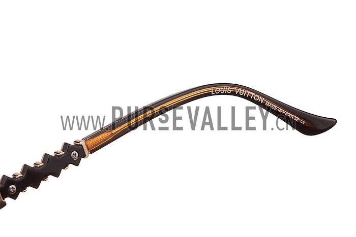 Louis Vuitton Petal Motif Brown Frame Sunglasses 308112