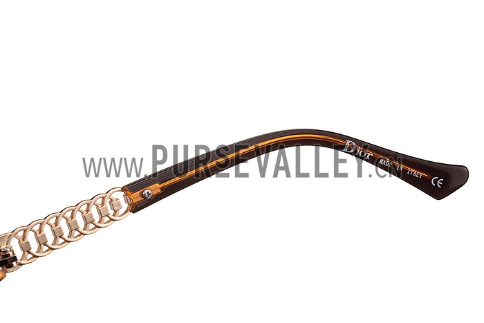 Christian Dior Brillance Brown Frame Sunglasses 308064