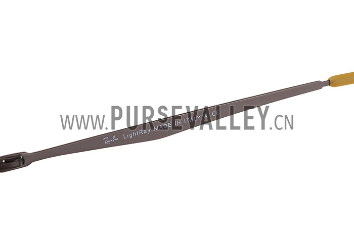 Ray Ban Clubround Yellow Frame Green Mirrored Lenses Sunglasses 308173