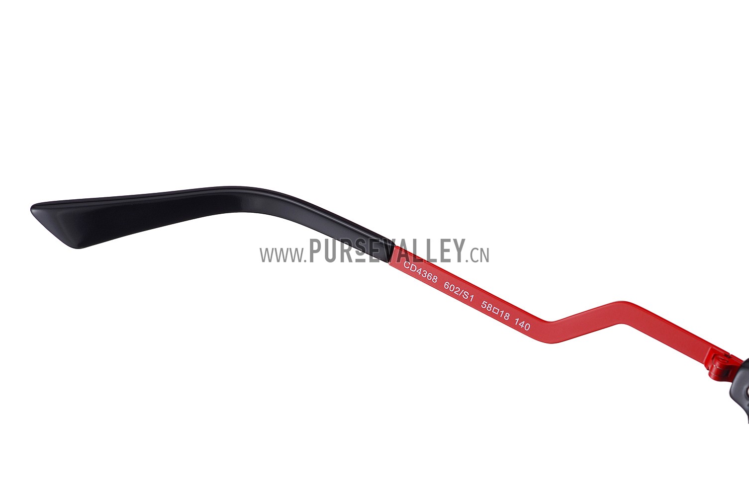 Dior Zig-Zag Red Rims Sunglasses 307871