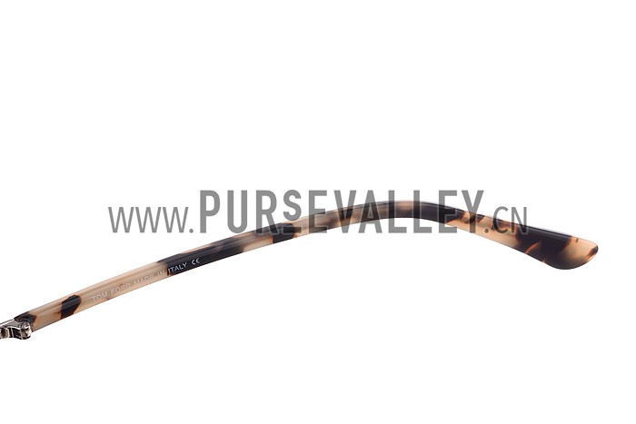 Tom Ford Cyrille Aviator Animal Print Frame Sunglasses 307898