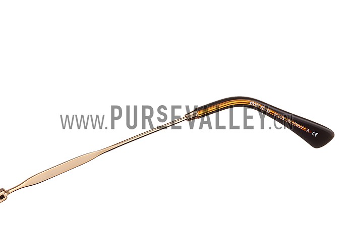 Miu Miu Cut Off Cat-Eye Orange Sunglasses 308037