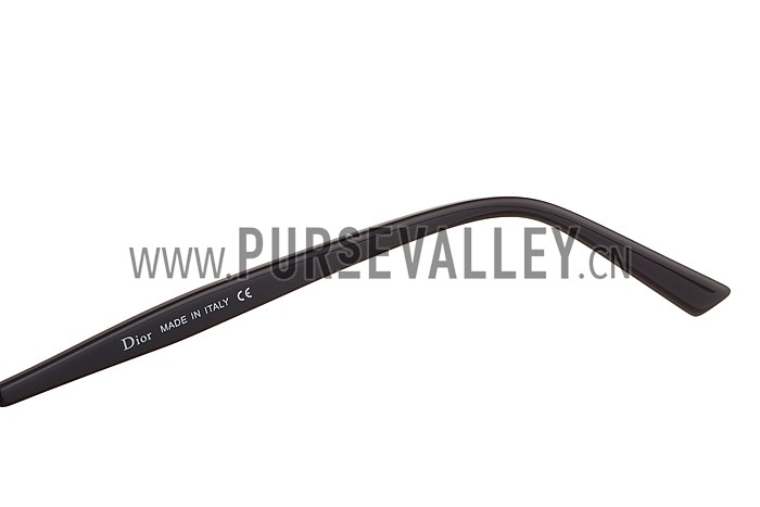 Christian Dior Technologic Black Frame Grey Mirrored Lenses Sunglasses 308121