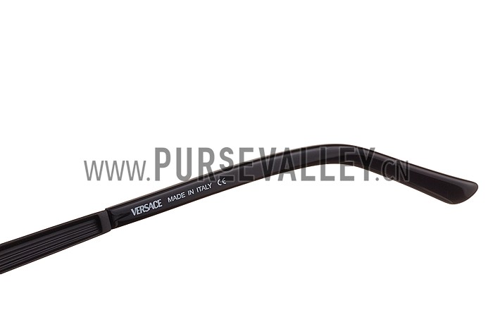 Versace Medusa Black Frame Grey Lenses Sunglasses 308180