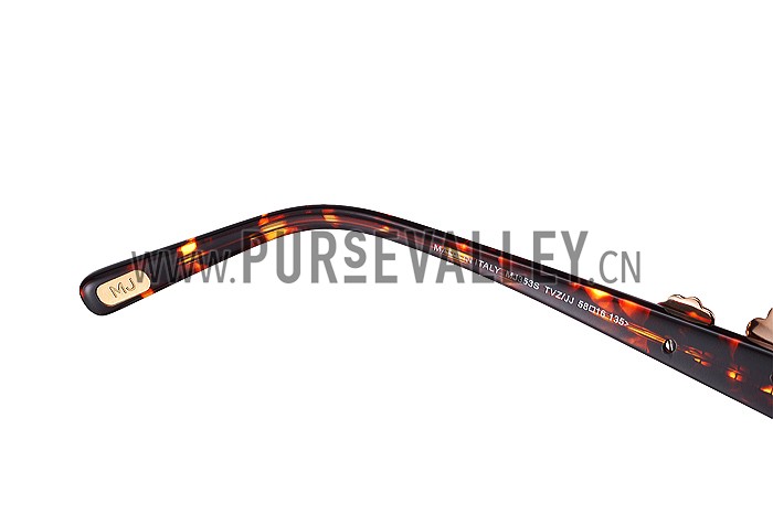 Marc Jacobs Flower Temple Havana Frames Sunglasses 307901