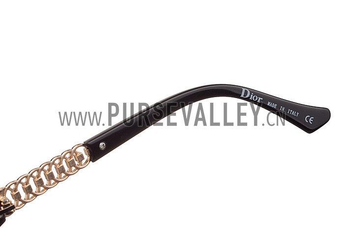 Christian Dior Brillance Black Frame Sunglasses 308062