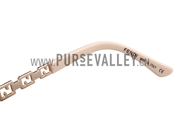 Fendi Oprah Classic Beige Frame Sunglasses 308076