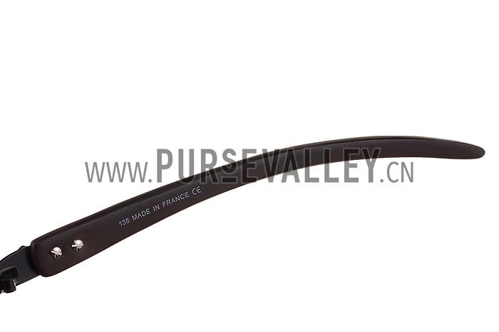 Cartier Panthere Detail Black Frame Gradient Lenses Sunglasses 308130