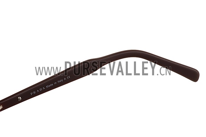 Prada Aviator Brown Frame Brown Sunglasses 308150