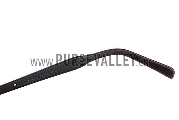 Prada Aviator Chrome Frame Grey Lenses Sunglasses 308152