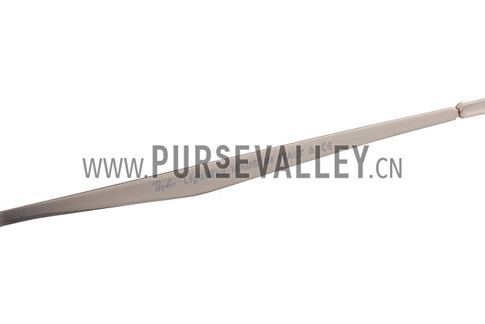 Ray Ban Clubround White Frame Copper Flash Lenses Sunglasses 308172