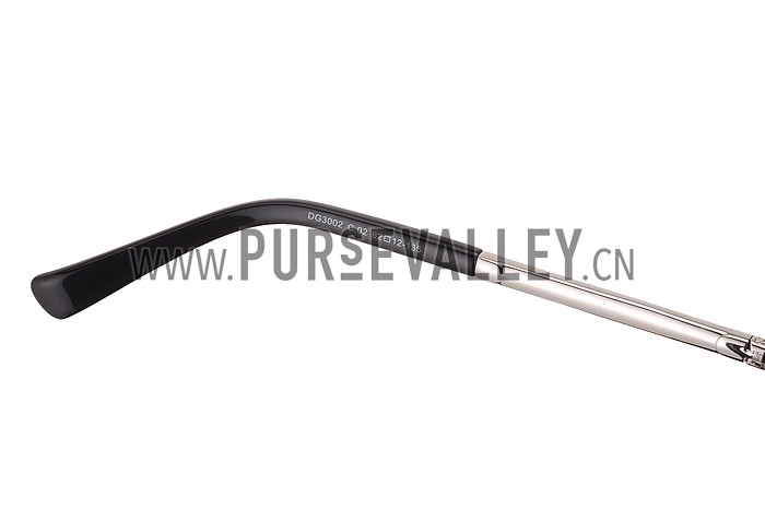 Dolce and Gabbana Pilot Silver Frame Sunglasses 308196