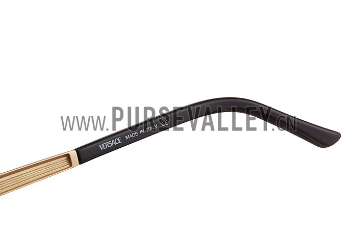 Versace Medusa Gold Frame Brown Lenses Sunglasses 308181