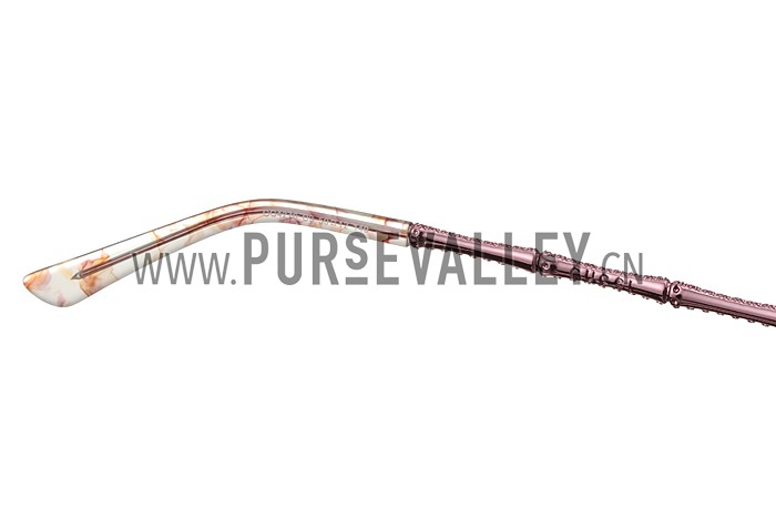 Gucci Ultra-light Aviator Pink Frame Sunglasses 308205