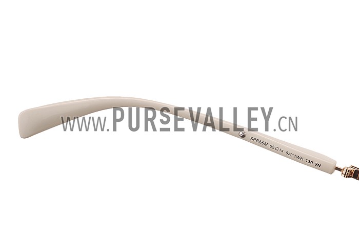 Prada Sporty Linea Rossa Logo Beige Temples Sunglasses 308213