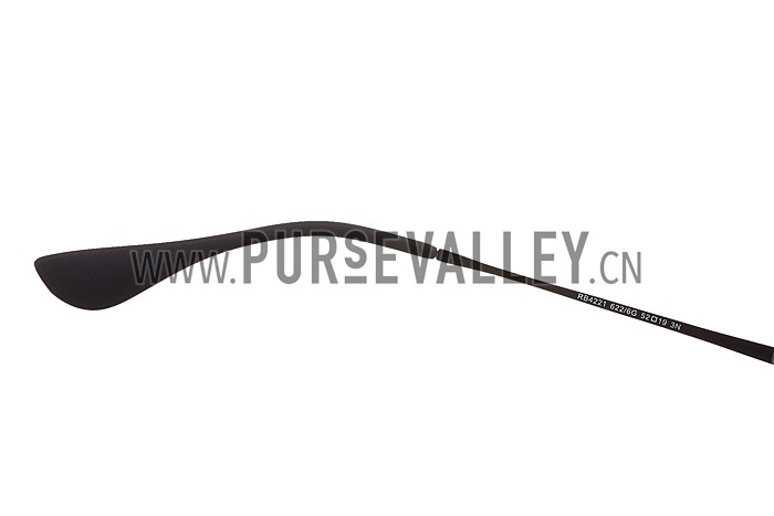 Ray Ban Wayfarer Light-Ray Black Frame Light Grey Lenses Sunglasses 308235