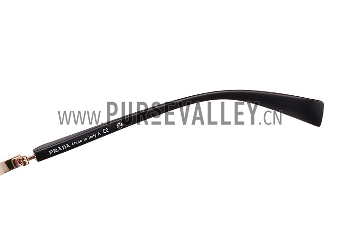 Prada Sporty Linea Rossa Logo Gold Frame Sunglasses 308215