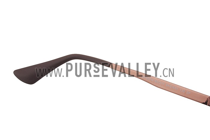 Prada Aviator Linea Rossa Logo Brown Frame Sunglasses 308223