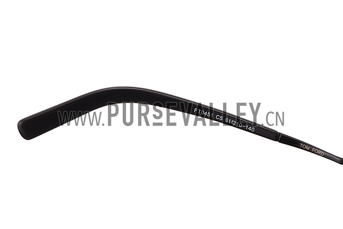 Tom Ford Eva Pilot Black Frame Sunglasses 308239