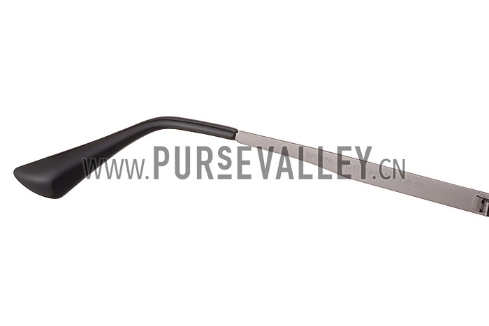 Prada Aviator Linea Rossa Logo Grey Frame Sunglasses 308225