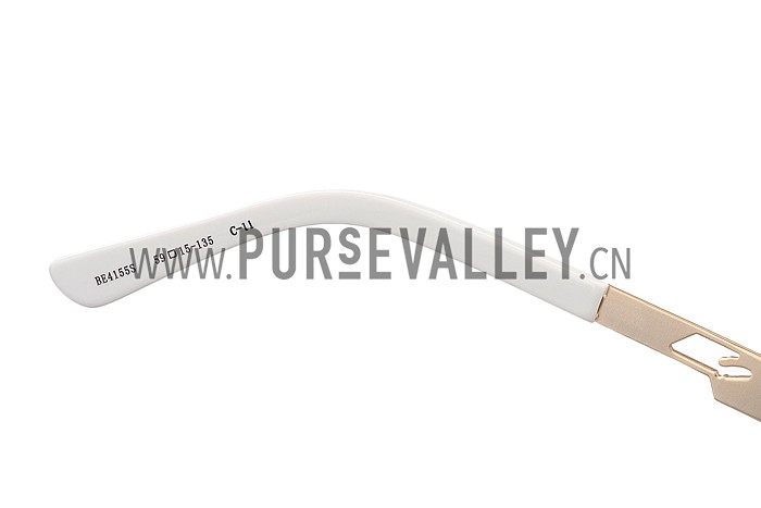 Burberry Butterfly Square White Sunglasses 307759