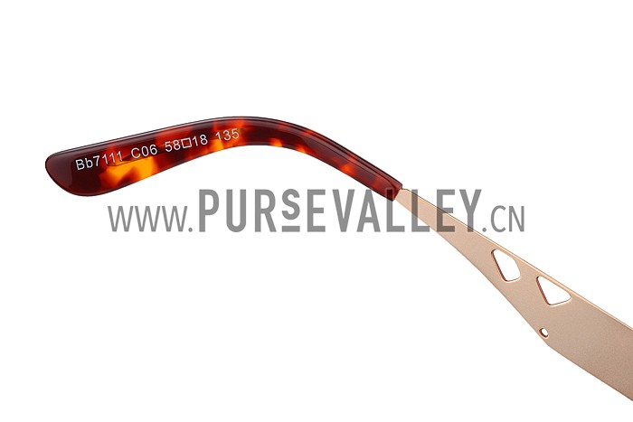 Burberry Butterfly Round Havane Sunglasses 307763