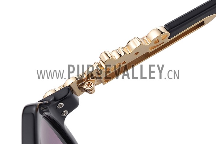 Hermes Carriage Motif Black Sunglasses 307831