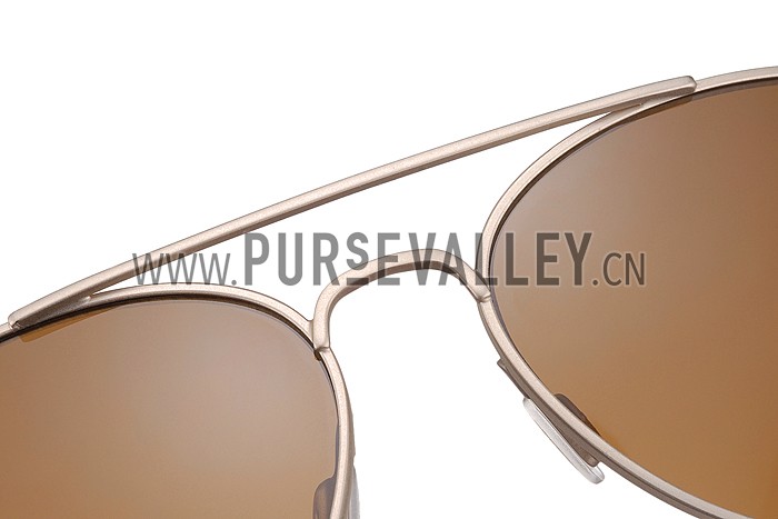 Ksubi Aviator Brown Lens Sunglasses 307766