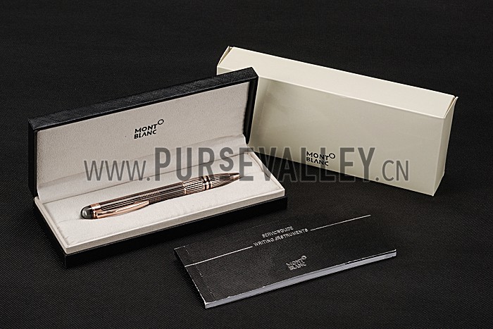 MontBlanc StarWalker Red Gold Cutwork Ballpoint Pen 622815