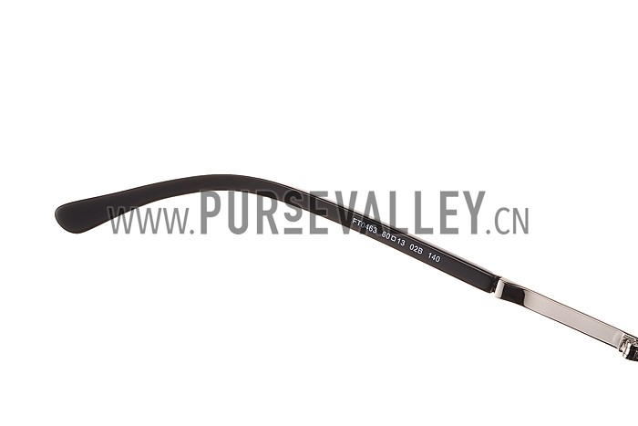 Tom Ford Black With Silver Sunglasses 308051