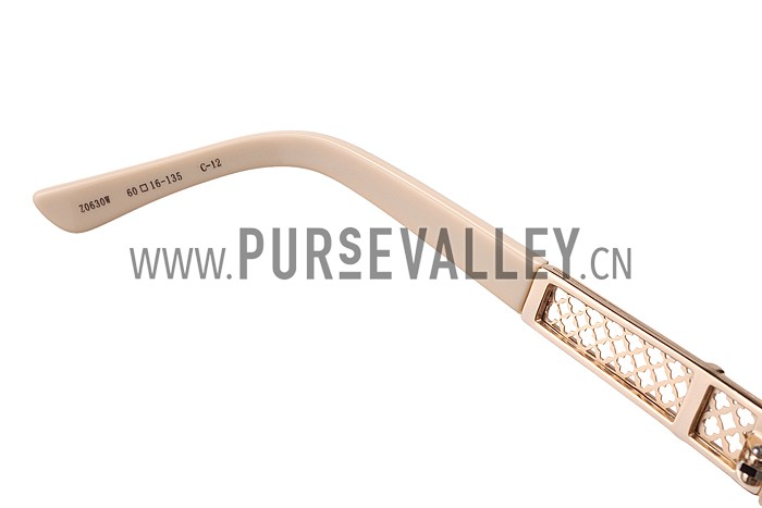 Louis Vuitton Obsession Beige Frame Sunglasses 308108