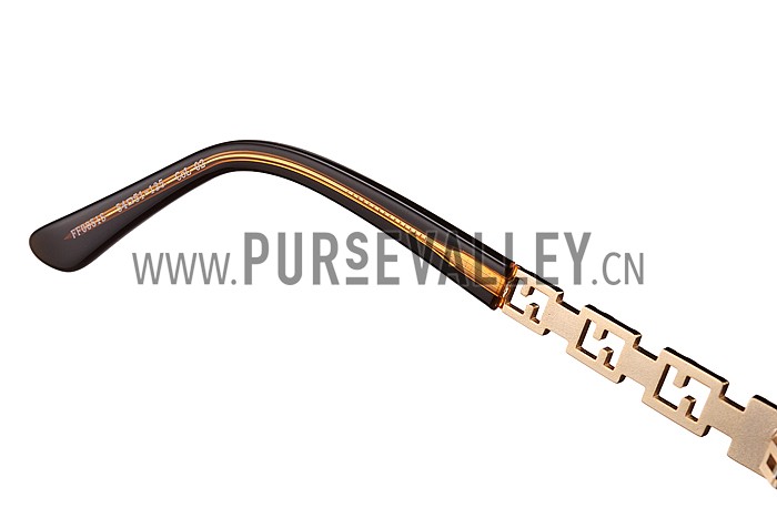 Fendi Oprah Classic Brown Frame Sunglasses 308077